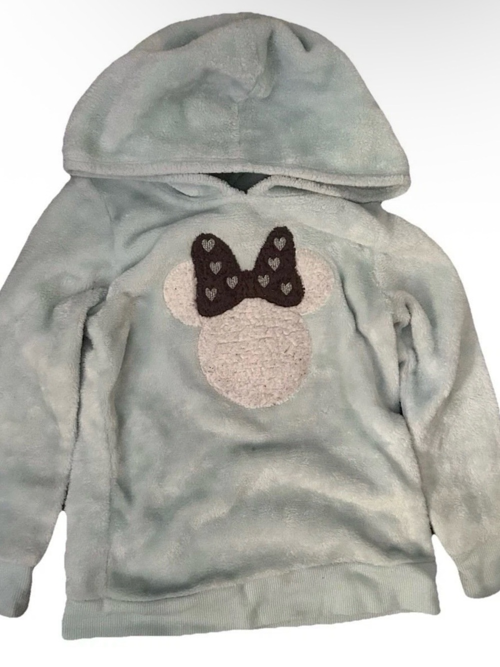 Disney Jumping Beans Toddler Girl Blue Minnie Mouse Hoodie Size 4
